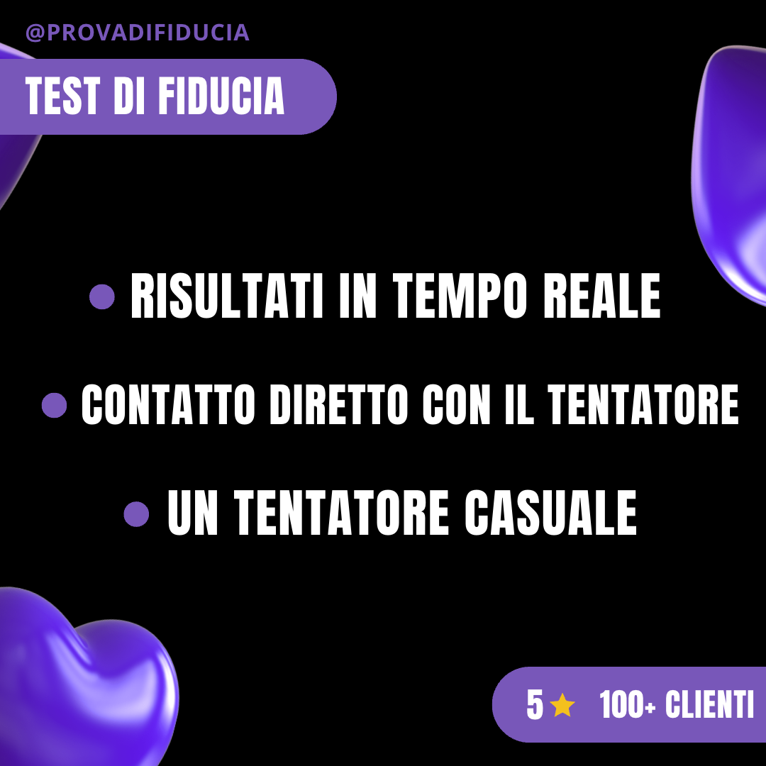 Test di fedeltà con tentatore casuale