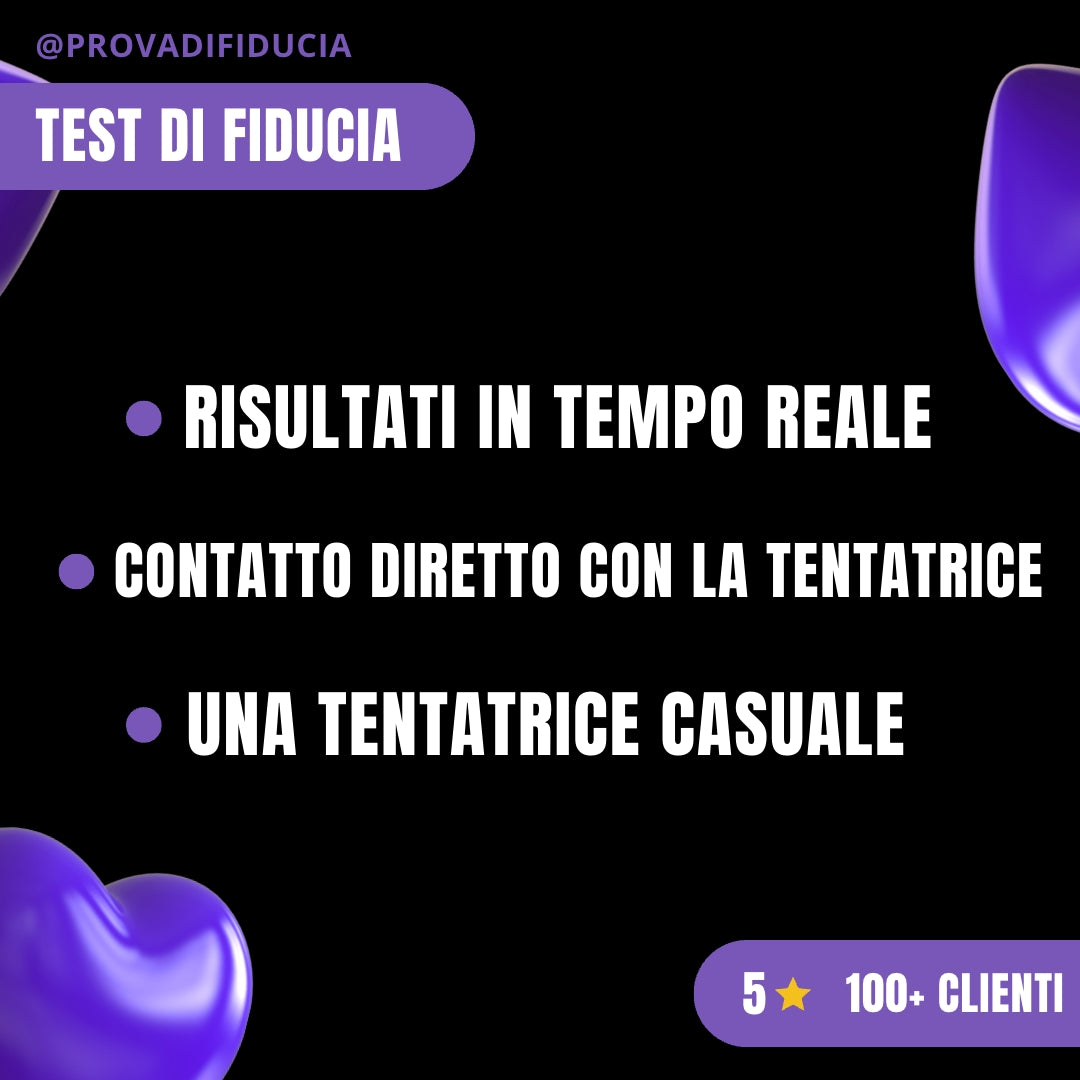 Test di fedeltà con tentatore casuale